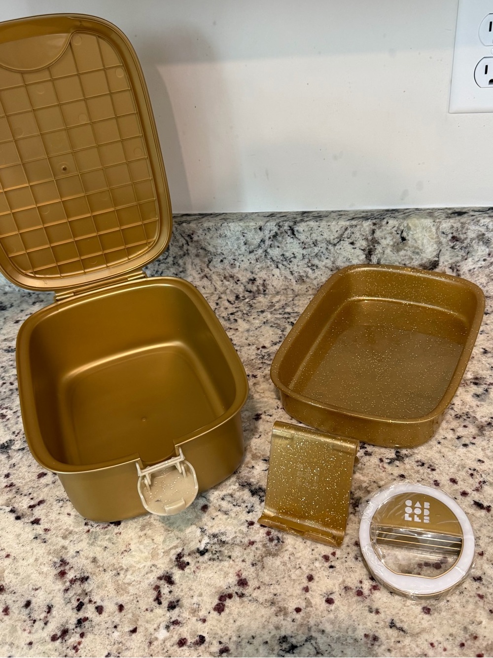 Caboodles Gold Beauty Light Box
